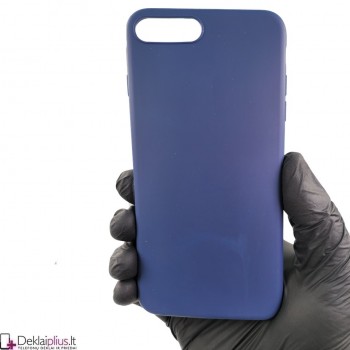 Silikoninis plonas dėklas  - mėlynas (Apple Iphone 7 Plus/8 Plus)